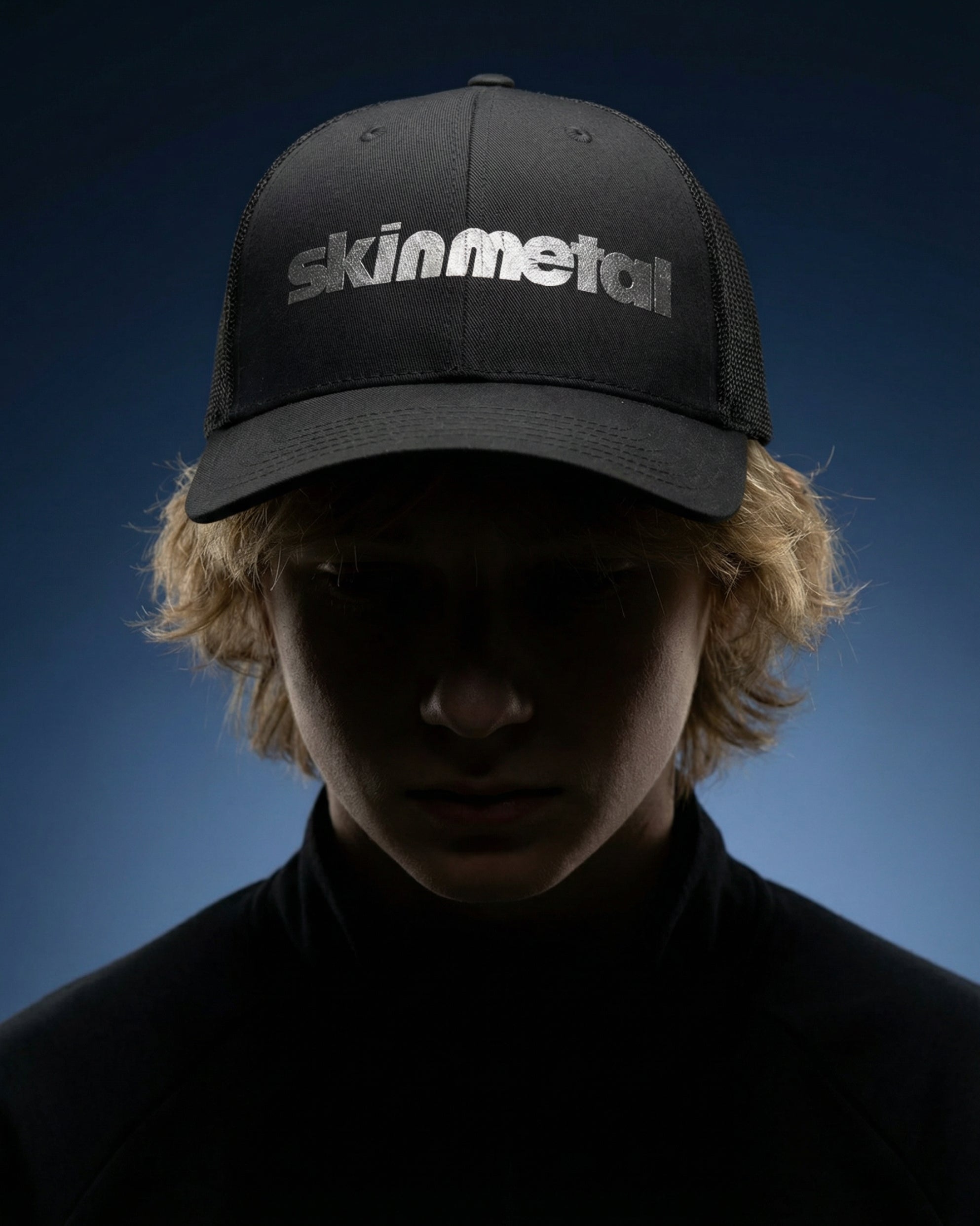 Flash Metal Trucker Hat