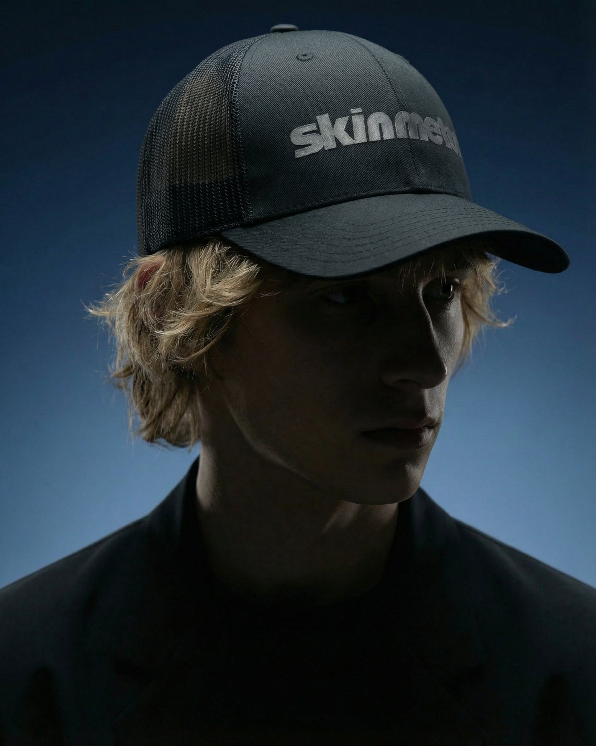 Flash Metal Trucker Hat